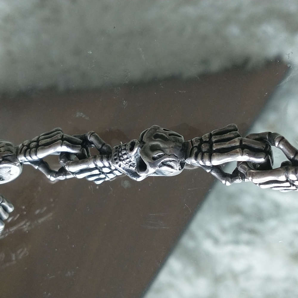 STERLING SILVER WALLET  CHAIN,  ONE OF A KIND - Picture 13 of 13